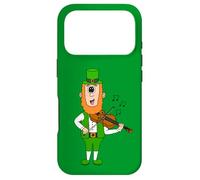 Leprechaun Playing Fiddle, Violin St Patrick's Day Violinist Case for iPhone 17 Pro