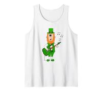 Leprechaun Playing Guitar, St Patrick's Day Guitarist Irish Tank Top