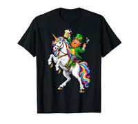 Leprechaun Riding a Lepricorn Unicorn St Patricks Day Funny Value Graphic T-Shirt