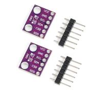 Leprera 2PCS BME280 3.3V Sensor Module Atmospheric Pressure Temperature Humidity Sensors SPI Breakout -BME280