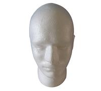 Leprera Male Wig Display cosmetology Mannequin Head Stand Model Foam White