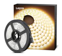 Lepro 12V Led Strip Light (No Power Plug), Warm White 3000K, 60 Leds/m, 5M 2300Lm