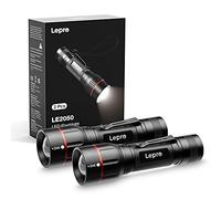 Lepro 2 Pack LED Torch Battery Powered, LE2050 Bright Handheld Flashlight