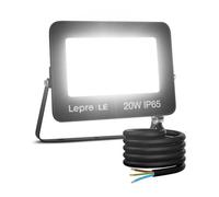 Lepro 20W Led Floodlight Outdoor, 1700 Lumen Led Security Light, Waterproof Ip65, Daylight White Led Outdoor Lights