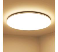 Lepro 24W Led Ceiling Light, Waterproof Ip54, Warm White 3000K, 2400Lm, 200W Equivalent, Flush Mount, For Bathroom, Bedroom, 28Cm