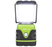 Lepro 3300002-LE LED Camping Lantern - Green & Black