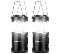 Lepro Camping Lights, Collapsible Camping Lantern Battery Powered, Portable Light For Tents, Pack Of 2, Aa Batteries Not Included