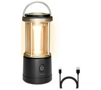 Lepro Camping Lantern, 2000 Lumen Camping Light Reachargeable or AA Battery Powered, Dimmable 5 Modes, Warm White & Cool Light, Rechargeable Lantern for Power Cuts, Tents, Fishing, Storm, Emergency