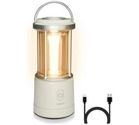 Lepro Camping Lantern, 2000 Lumen Camping Light Reachargeable or AA Battery Powered, Dimmable 5 Modes, Warm White & Cool Light, Rechargeable Lantern for Power Cuts, Tents, Fishing, Storm, Emergency