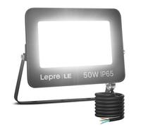 Lepro 50W Led Floodlight Outdoor, 5000Lm Led Security Lights, 350W Incandescent Lamp Equivalent, Waterproof Ip65 Security Lights