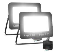 Lepro 50W Led Floodlight Outdoor, 5000Lm Led Security Lights, 350W Incandescent Lamp Equivalent, Waterproof Ip65 Security Lights