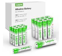 Lepro AA & AAA Batteries 24 Pack, 1.5 Volt Alkaline Batteries Long Lasting