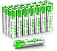 Lepro Aaa Alkaline Batteries (24-Pack) - 1200Mah, Anti-Leak, Long-Lasting 1.5V Lr03 For Clocks, Remotes, Mouse & Flashlights