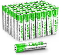 Lepro Aaa Alkaline Batteries 48-Pack,1200Mah, Anti-Leak, Long-Lasting 1.5V For Clocks, Remotes, Mouse, Torch