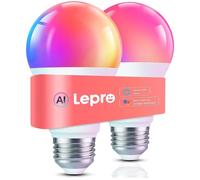 LEPRO AI Smart B1 LED Light Bulb - E27, Twin Pack