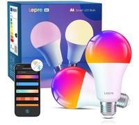 LEPRO AI Smart B3 LED Light Bulb - E27, Twin Pack
