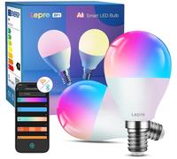 LEPRO AI Smart BP1 LED Light Bulb Ð E14, Pack of 2