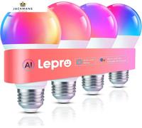 Lepro AI Smart Bulb E27, Music Sync WiFi Bulb, Voice Control 806lm