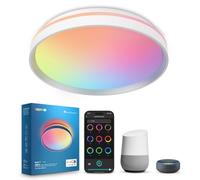 Lepro AI Smart Ceiling Light 24W, Music Sync, Voice Control, Personalized AI Lighting Designer, Waterproof Bathroom Light, DIY by Zone, Color Changing, Work with Alexa, Google Home, 29CM