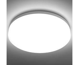 Lepro Bathroom Light, 15W 1500lm Ceiling Lights, 100W Equivalent, Waterproof IP54, Small, Dome, Modern, Flush Ceiling Light for Kitchen, Bulkhead,