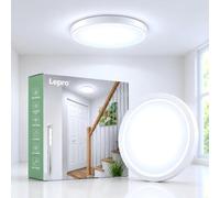 Lepro Bathroom Lights 18W, 1800lm Daylight White 5000K, Ultra-thin, 22cm | 100W Equivalent, Waterproof Small Neatural White Modern LED Ceiling Light for Bedroom, Kitchen, Toilet, Porch and Shower Room