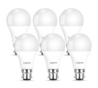 Lepro Bayonet Light Bulb, Cool White 6500K, 60W Equivalent,