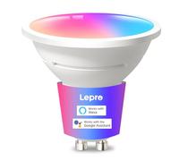 Lepro BG1 AI GU10 Smart Bulb, 400lm Dimmable WiFi Smart GU10 LED Spotlight Bulbs, Music Sync, Works with Alexa & Google, RGB Colour Changing & Tunable White, Personalized AI Lighting Designer, 1-Pack