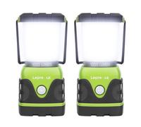 LE Camping Lantern, 1000 Lumen Camping Lights Battery Powered, Dimmable Warm to Cool White Modes, Tent Lights with Long Battery Life, Camping Accessories for Outdoors and Emergency, Pack of 2