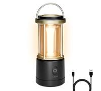 Lepro Camping Lantern, 2000 Lumen Camping Light Reachargeable or AA Battery Powered, Dimmable 5 Modes, Warm White & Cool Light, Rechargeable Lantern for Power Cuts, Tents, Fishing, Storm, Emergency