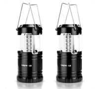 Lepro Camping Lights, Collapsible Camping Lantern Battery Powered, Portable Light For Tents, Pack Of 2, Aa Batteries Not Included
