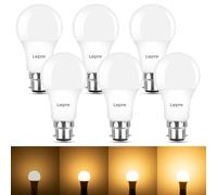Lepro Dimmable Bayonet Light Bulb, 60W Equivalent, Warm White 2700K, 7W 800 Lumen Light Bulbs Bayonet, BC A60 GLS Energy Saving B22 LED Bulb, Pack of 6