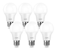 Lepro E27 Screw Bulb, 806lm Cool White 6500K, 8.5W = 60W, Pack of 6
