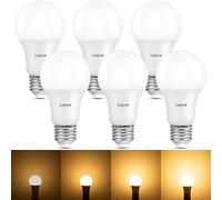 Lepro E27 Screw Bulb Dimmable, 800lm Warm White 2700K, 7W=60W, Pack of 6
