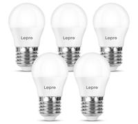 Lepro E27 Screw Bulb, Warm White 2700K, 25W Equivalent, G45 Golf Ball LED Bulbs, 2.2W 250 Lumens, Energy Saving Edison Screw Bulb, Non-dimmable, Pack of 5