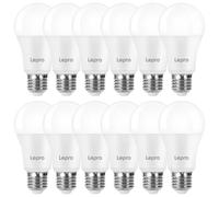 Lepro E27 Screw Bulbs, 1520lm, 13W=100W, Cool White 6500K, Pack of 12 | Super Bright Edison LED Light Bulbs, GLS Energy Saving Lightbulb, Non-dimmable, No Flicker for Everyday Home Lamps
