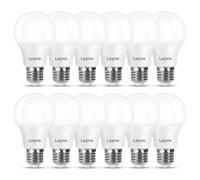 Lepro E27 Screw Bulbs 60W Equivalent, Warm White 2700K, 8.5W 806Lm, Energy Saving, Non-Dimmable, Pack Of 12
