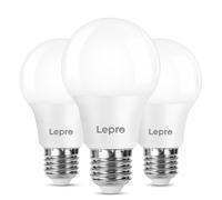 Lepro E27 Screw Bulbs, 8.5W = 60W, 806lm Warm White 2700K, Pack of 3