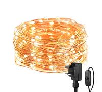 Lepro Fairy Lights Plug in, 10m 100 LED Copper Wire Fairy Lights, 33ft Warm White Christmas Tree Lights, Fairy String Lights Mains Powered for Christmas Decorations, Bedroom, Party, Wedding and More