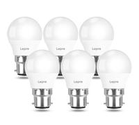 Lepro G45 Bayonet Light Bulb, 4.9W=40W, Warm White 2700K, 470lm, Pack of 6