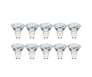 Lepro GU10 LED Bulbs, Cool White 5000K Spotlight, 50W Equivalent, 4W 325lm Energy Saving GU10 LED Light Bulbs, 100° Wide Beam, Non-dimmable, Pack of 10