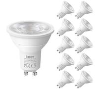 Lepro Gu10 Led Bulbs Dimmable, Cool White 6500K, 4.5W 345Lm, 50W Equivalent, 10 Packs