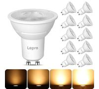 Lepro GU10 LED Bulbs Dimmable, Warm White 2700K, 4.5W (=50W), 345lm,10-Pack