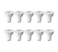 Lepro Gu10 Led Bulbs, Warm White 2700K, 4W 345Lm Energy Saving Light Bulb, 50W Equivalent, No Flickering, Non-Dimmable, Pack Of 10