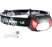 Lepro Head Torch Rechargeable, 2000L Waterproof LED Headlamp 30Hrs Runtime