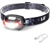 LEPRO LE LED Head Torch - Black