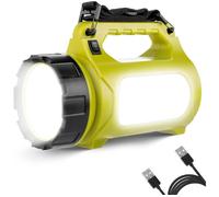 LEPRO LE LED Rechargeable Outdoor Flashlight - 1000 Lumens, Green