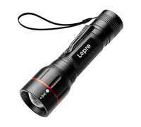 Lepro LED Torch with Clip, AAA Battery Powered Super Bright Flashlight
