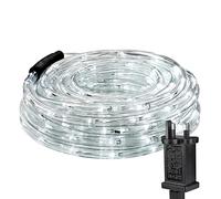 Lepro Outdoor Rope Lights Mains Powered, Connectable, 10m/33ft 240 LED Outdoor Garden Lights Plug in, Bright Cool White, Waterproof 10mm Thick Rope Lighting for Garden, Patio, Tree, Pathway, Christmas