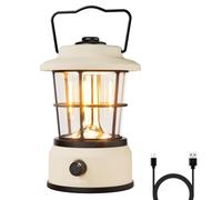 Lepro Rechargeable Camping Lantern, 3600mAh Retro Dimmable Tent Light