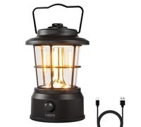 Lepro Rechargeable Camping Lantern, 3600mAh Retro Dimmable Tent Light